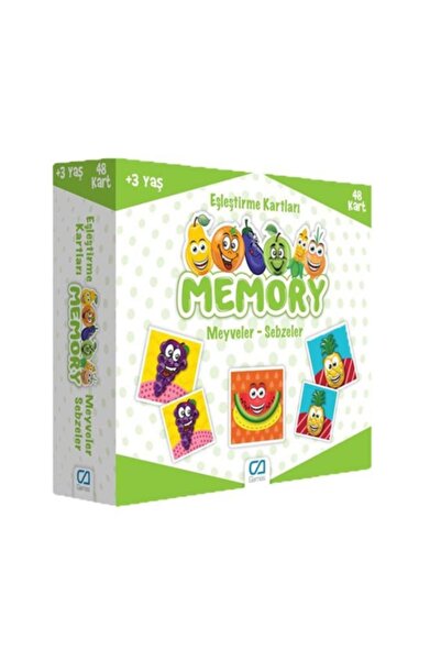 CA Games Eşleştirme Kartları Meyveler-sebzeler