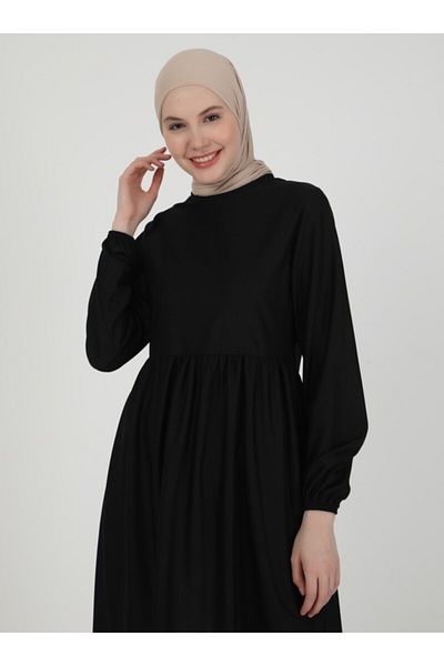 Ecesun Tunic with Elastic Cuffs - Black -