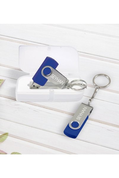 Bk Gift Kişiye Özel Isimli F-95-32 Mavi Usb Bellek 32gb