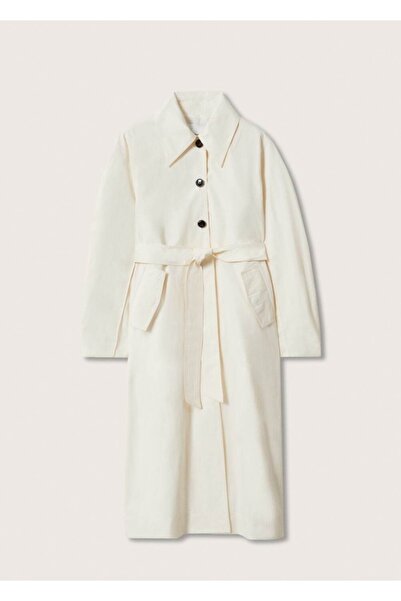 MANGO Woman Ball Gown Sleeves Trench Coat