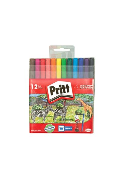 Pritt أقلام تلوين اللباد 12 لونًا
