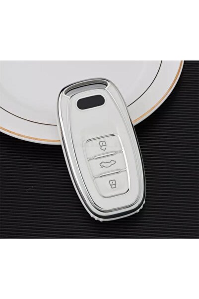 AYZ GARAGE Audi (vârsta Carcasă) Material Tpu Husă albă pentru chei