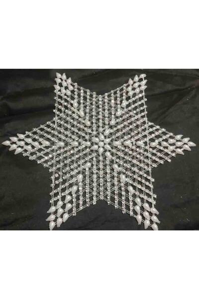 ART HEDİYE 3-dijelna remenica za rad Sa perlama zvezdica salvete Čipka Tsrm32-3