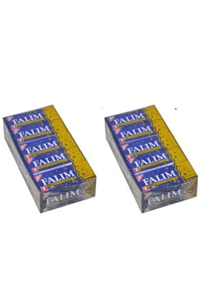 Falım Şekersiz Sakız Damla Sakızı Aromalı 2 Paket 7 G X 20 Adet