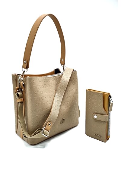 Just Polo محفظة نسائية من فرو المنك مكونة من 5 أقسام Tm4005