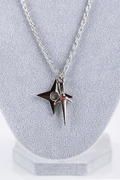 SOKAKTA BİLEKLİK Unisex Ninja Yıldızı Ve Bıçağı Naruto Anime Kolye