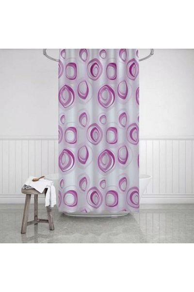 Evdy Set de huse pentru mașină de spălat perdea de duș 2x100x200cm