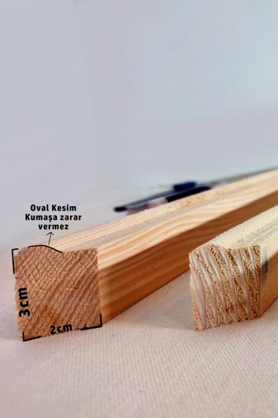 KanvasSepeti 50x50cm 5 Adet3x2cm Kalınlık Kare Nakış,tuval,kanvas Gerdikmek Için Şase Ahşap Kasnak Kasnağı