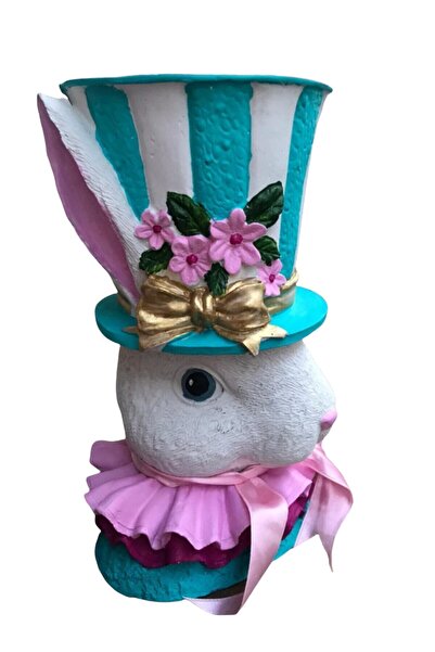 Sister Home Design Paskalya Tavşan Saksı Yaz Neşesi