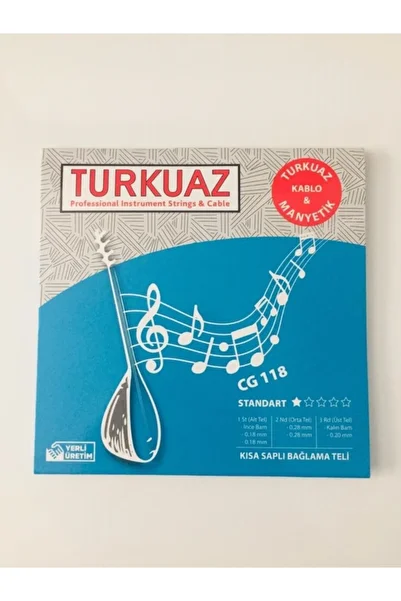 Turkuaz Cg118 0.18 مم سلك أداة ربط فولاذي قصير سلك ربط عرقوب