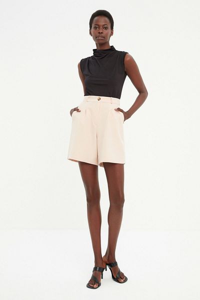 Trendyol Collection Gewebte City-Shorts - Stone Pocket, TWOSS19WX0108