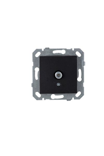 Netelsan Byobu Black Satellite Socket Without Frame with F Connector