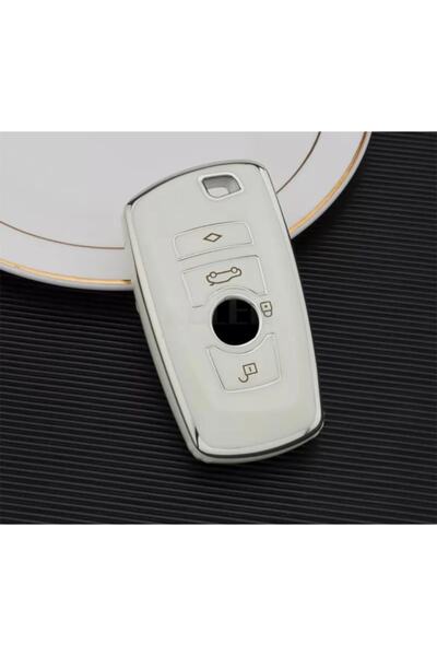 AYZ GARAGE Bmw(OLD CASE) Material Tpu Husa cheie alba