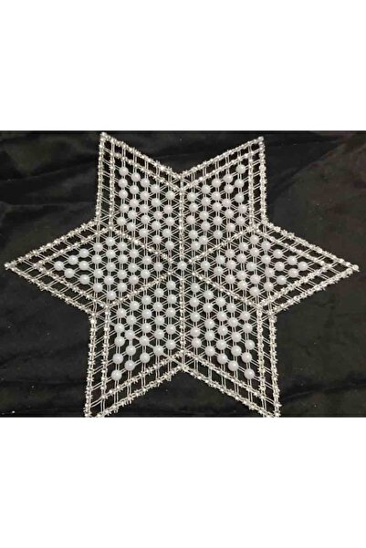 ART HEDİYE 3-dijelna remenica za rad Sa perlama zvezdica salvete Čipka Tsrm18-3