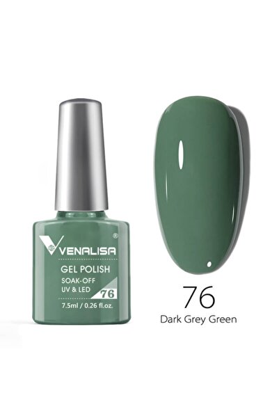 Venalisa 7.5 Ml Uv Led Kalıcı Oje Dark Grey Green No.76
