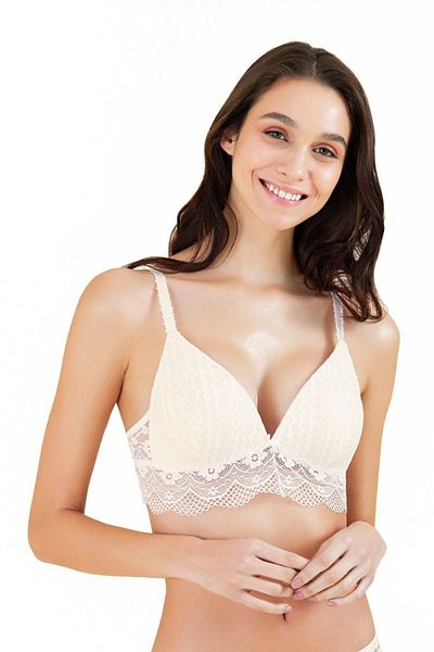 Kom Σουτιέν νυφικό Ecru Lace Triangle - New Season 41su75221 (1 Οικονομικό)