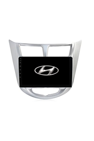 ClasKing Hyundai Accent Blue 2010-2016 Uyumlu  Android 10,0 Multimedya Navigasyon Double Teyp