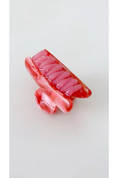 Âlâ Atelier Trendy Silvery Colored Marble Pattern Latch Buckle