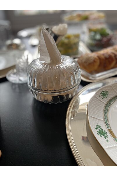 dekorasyon garajı Kristal Kesme Cam Peçetelik