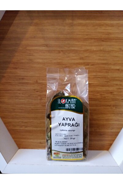 Lokman Aktar Ayva Yaprağı 20gr
