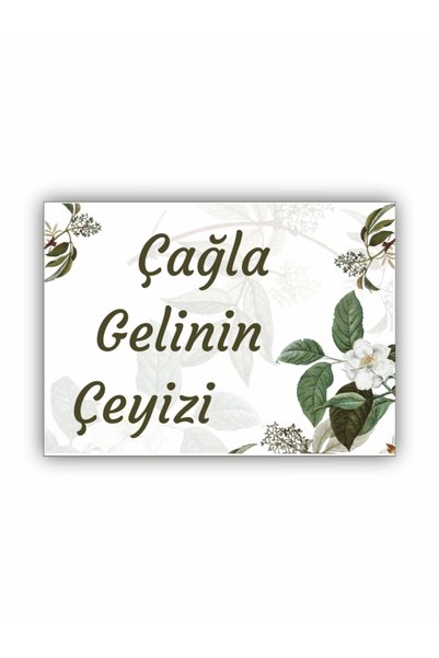 Partini Tasarlat Dowry Pendant Label - Sticker - 10 Pieces
