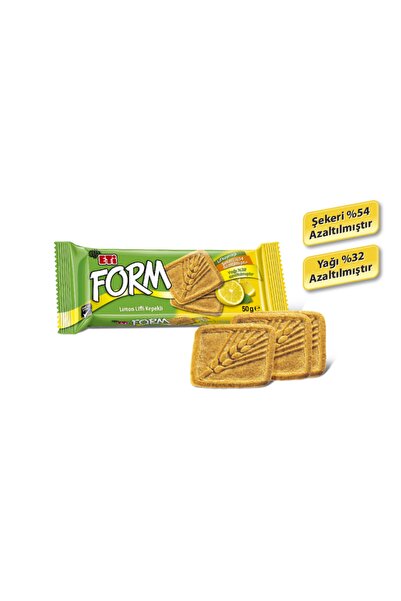 Eti Form Limon Lifli Kepekli Bisküvi 50 g x 24 Adet