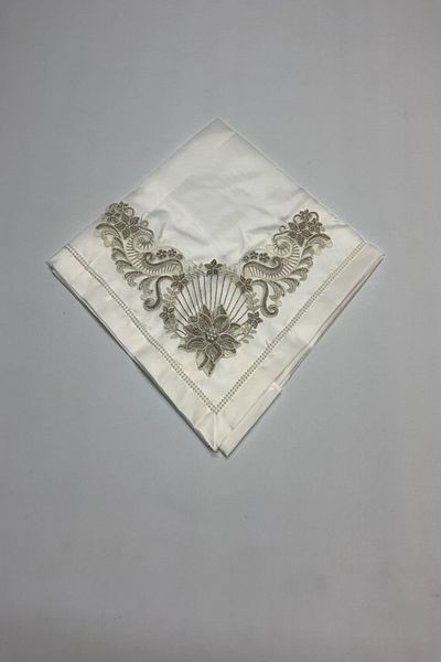 Çalışkan Çeyiz Evi 3d French Guipure Lace Pearl Κεντημένο Προίκα Monorail Luxury Bundle - Monorail Fabric Προίκα Πακέτο