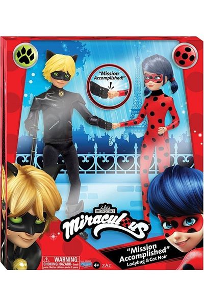 Miraculous قطة سوداء مع خنفساء صغيرة 26 سم 50365