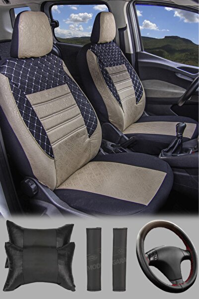 Modern Garaj مجموعة أغطية مقاعد السيارة المنقوشة من لادا سامارا، فيجا