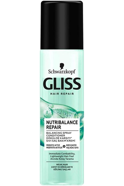Gliss Schwarzkopf Nutribalance - 200 Ml Anti-Spill Liquid Conditioner