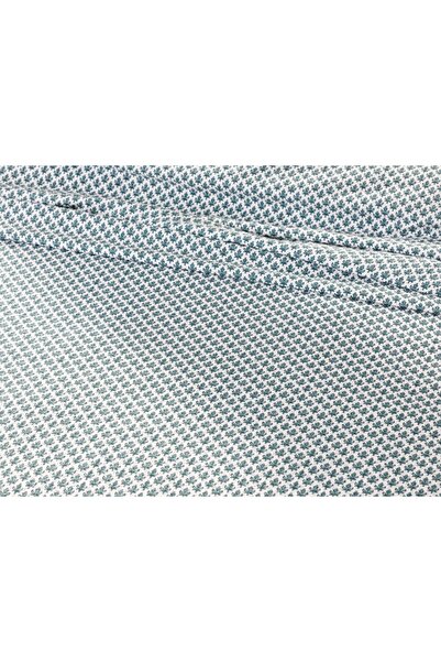 English Home Petit Florets Baskılı Çift Kişilik Pike 200x220 Cm Petrol Yeşili