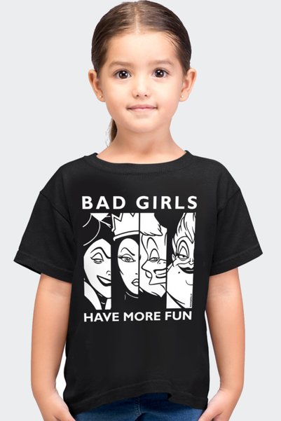 ROCKANDROLL Zabavna ženska crna majica kratkih rukava za devojčice T-shirt
