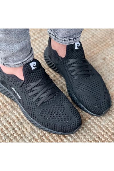 Pierre Cardin 30679 Ανδρικά αθλητικά παπούτσια Summer Mesh σε μαύρο χρώμα