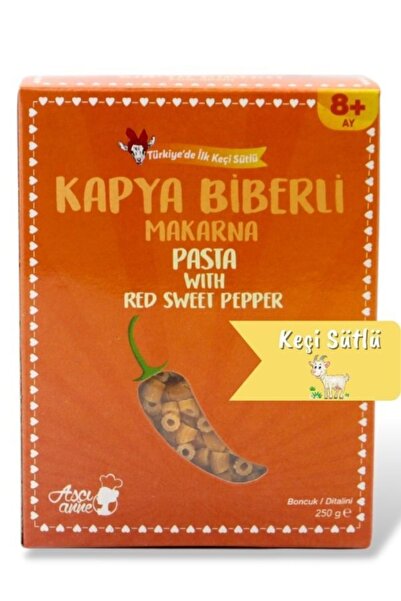 Aşçı Anne Keçi Sütlü Kapya Biberli Makarna (BONCUK)