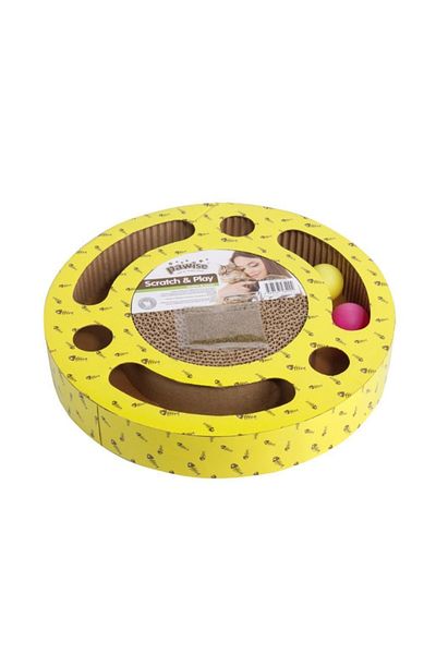 Pawise Cardboard Cat Game Batch Scratching 33.5x5.5cm