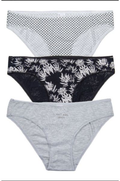 Penyemood 4136 3 Pack Cotton Panties