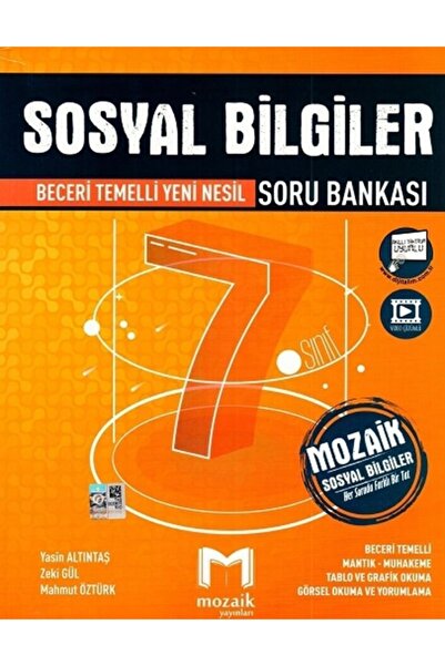 Mozaik Yayınları 7.sınıf Mozaik Soru Bankası Sosyal Bilgiler