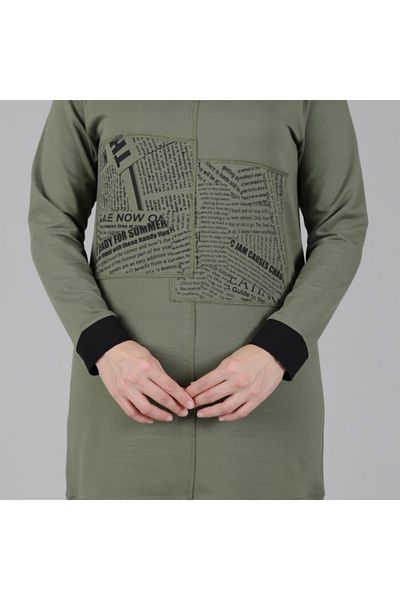N.Y.YILDIZ Star Viscose Combed Cotton Seasonal Large Size Tunic