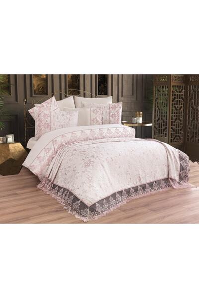 Çeyiz Bahçesi 9 Parça Çeyizlik Gelin Seti Pudra