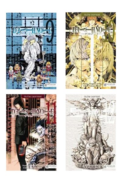 AKILÇELEN YAYINEVİ Ölüm Defteri 9-10-11-12 Takım (death Note 9-10-11-12)