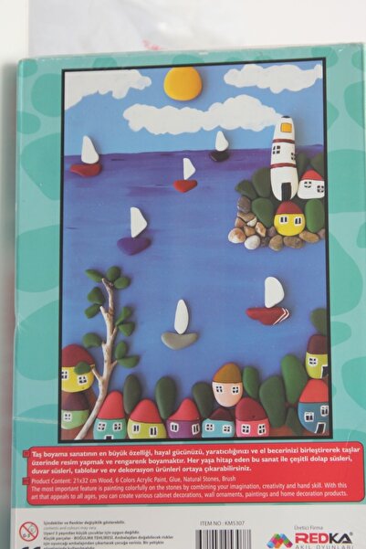 mAESGO ; Taş Boyama Etkinlik Seti Stone Painting Set Akıl Ve Zeka Oyunu