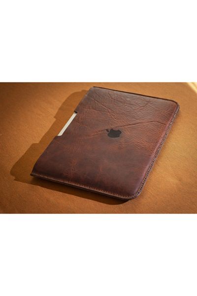 Hi Leather Adonis Macbook Air Genuine Leather 13 Inch Case Tobacco