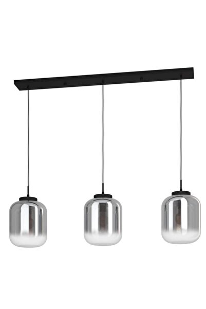 Eglo 390104 Iç Mekan " Bulcıago " Siyah Renk Dökme Çelik Sarkıt Lamba Ip20 E2...