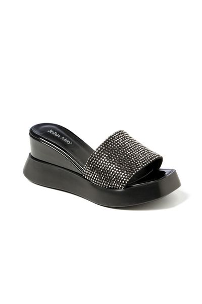 John May Papuci de damă Gtn-20691 Black Stone