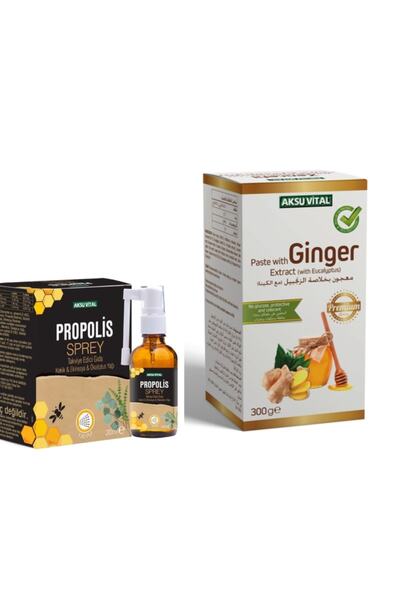 Aksu Vital Propolisli Boğaz Spreyi 20ml Kekik Ekinezya Okaliptus Ilaveli+zenc...
