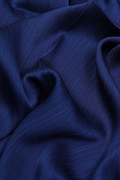 5 FİVE SCARF Brillant Abiye Ütü Gerektirmeyen Şal Saks Mavisi
