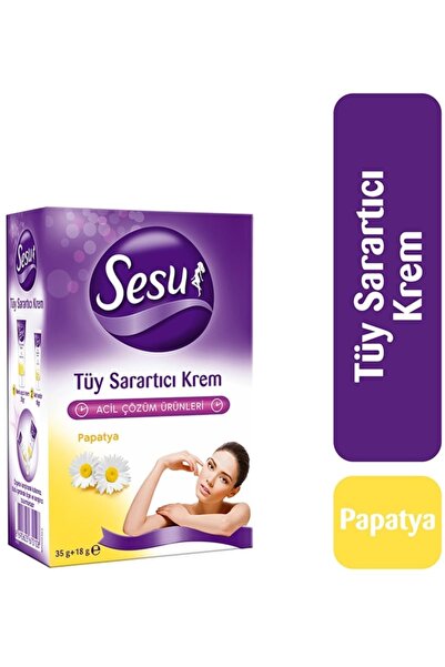 Sesu Tüy Sarartıcı Krem 35 gr + 18 gr
