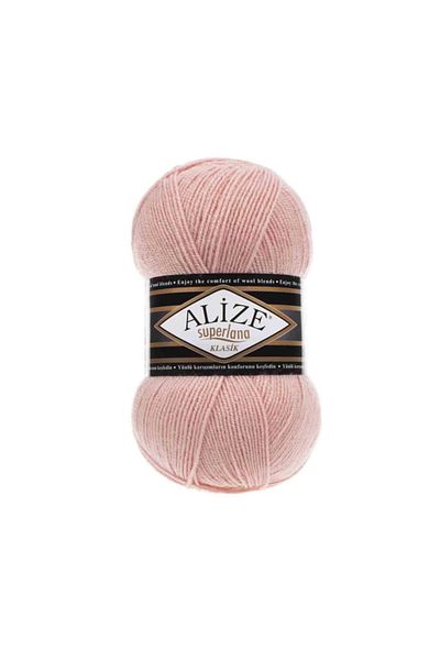 Alize 5 Pieces Superlana Classic Hand Knitting Yarn Thread Color Code 363 Bridal Pampers