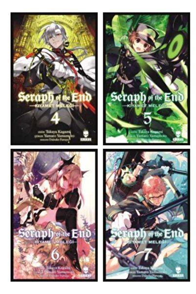 Kurukafa Yayınları Kıyamet Meleği 4-5-6-7 Manga Seti (seraph Of The End 4-5-6-7)
