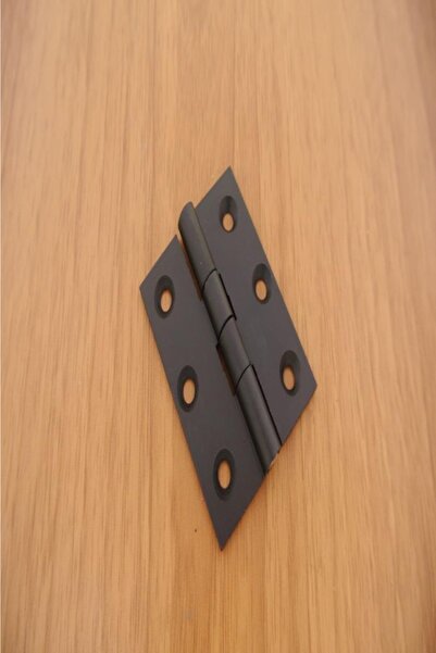 Azm Hırdavat Yaprak Menteşe Alüminyum Menteşe Siyah 5 X 1.5 Cm